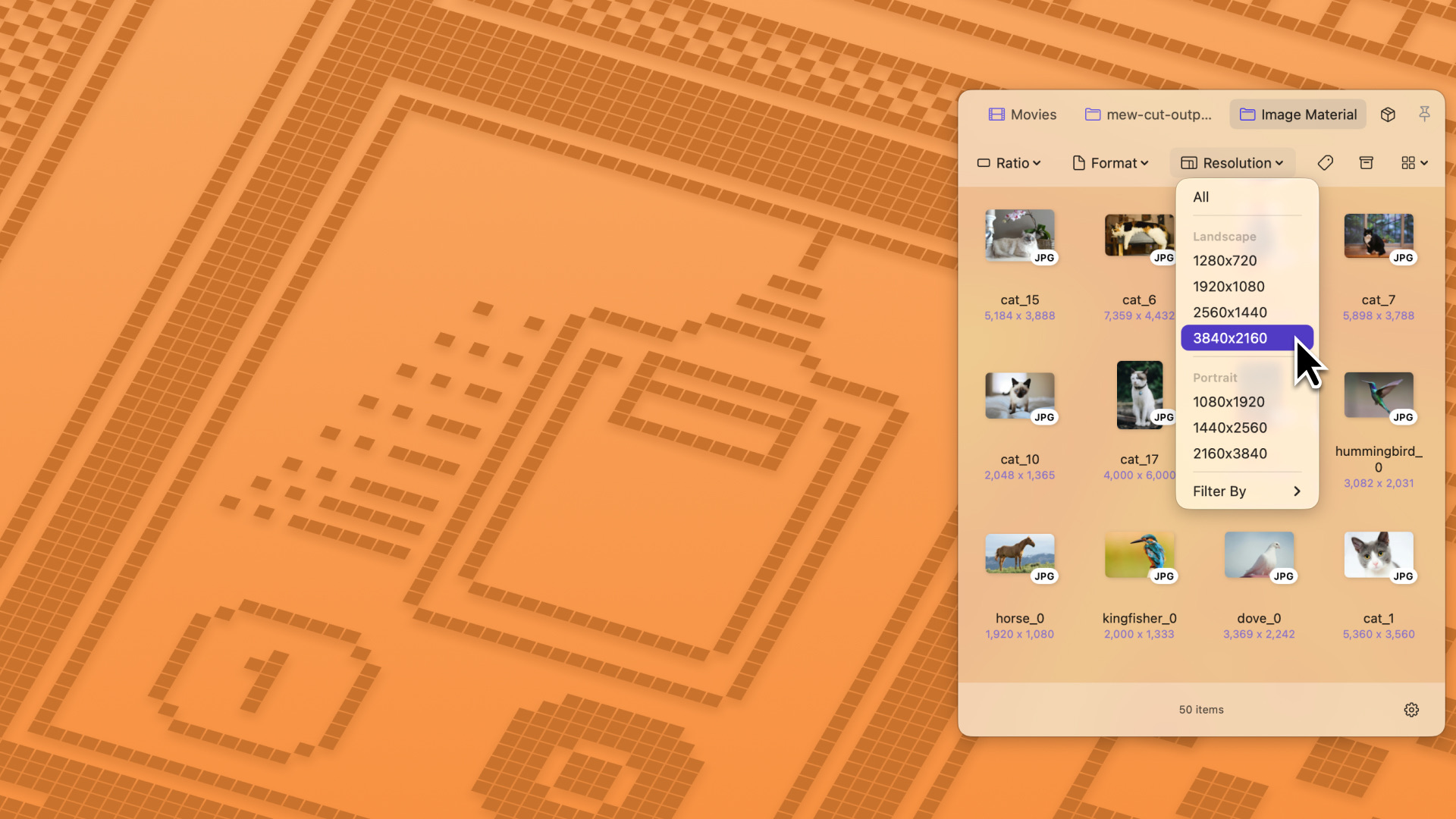 Folder Slice Image Asset Mode