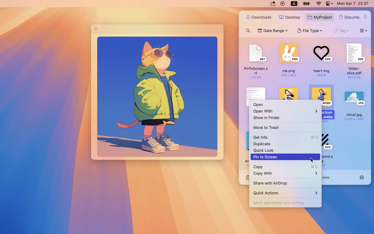 Folder Slice Daily Productivity Features